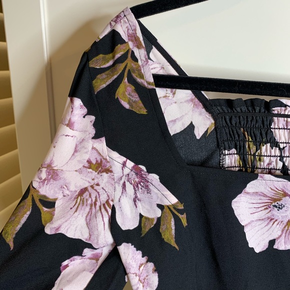 NWT Free Press Gathered Back Floral Crop Top - Picture 8 of 16